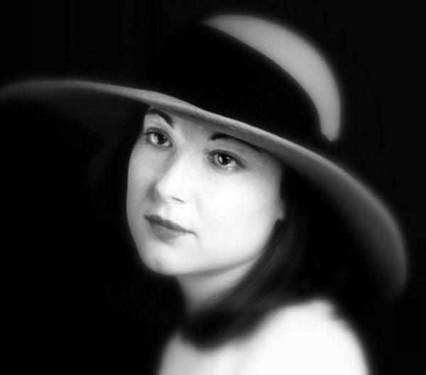 Girl and hat